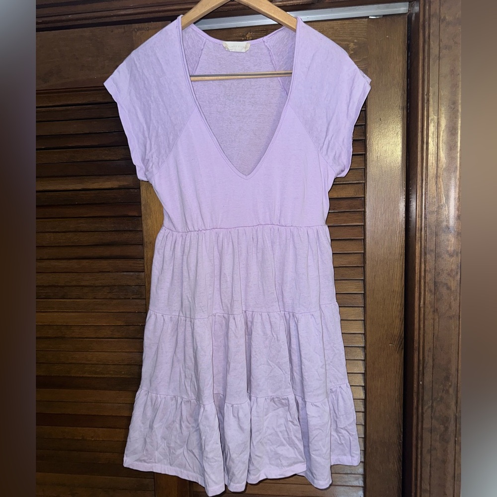 Altar'd State Lilac V-Neck Dress
